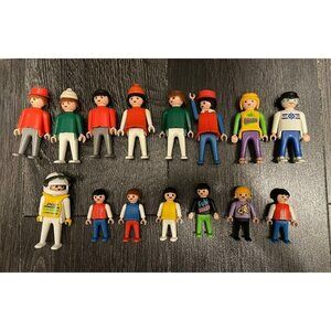 Vintage 1974 1981 1990 Geobra Figure Lot Playmobil Figures Lot Of 15